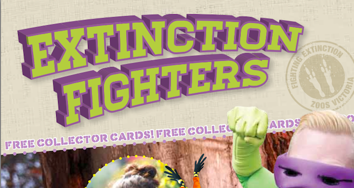 Zoos Victoria ‘Extinction Fighters’ kids magazine